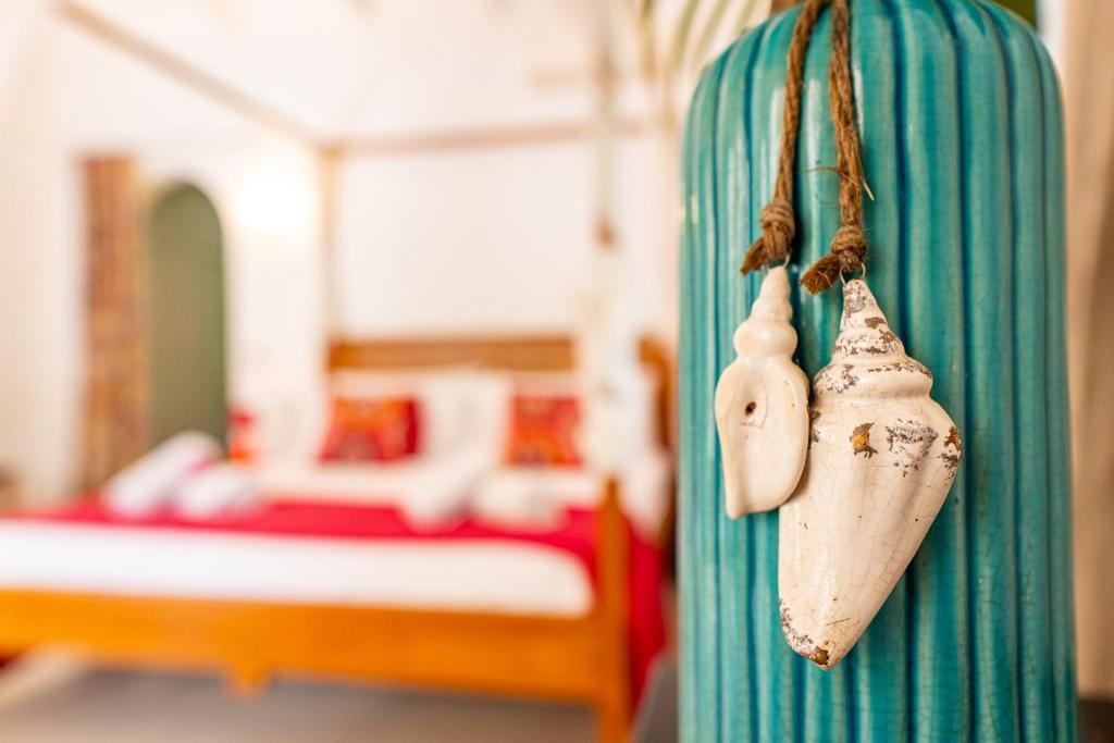Postel nebo postele na pokoji v ubytování Casa Mapache