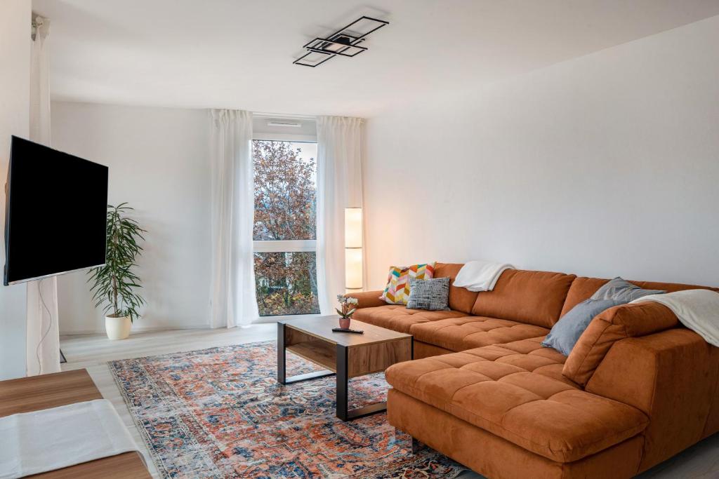 Posezení v ubytování Felsenkeller Appartements