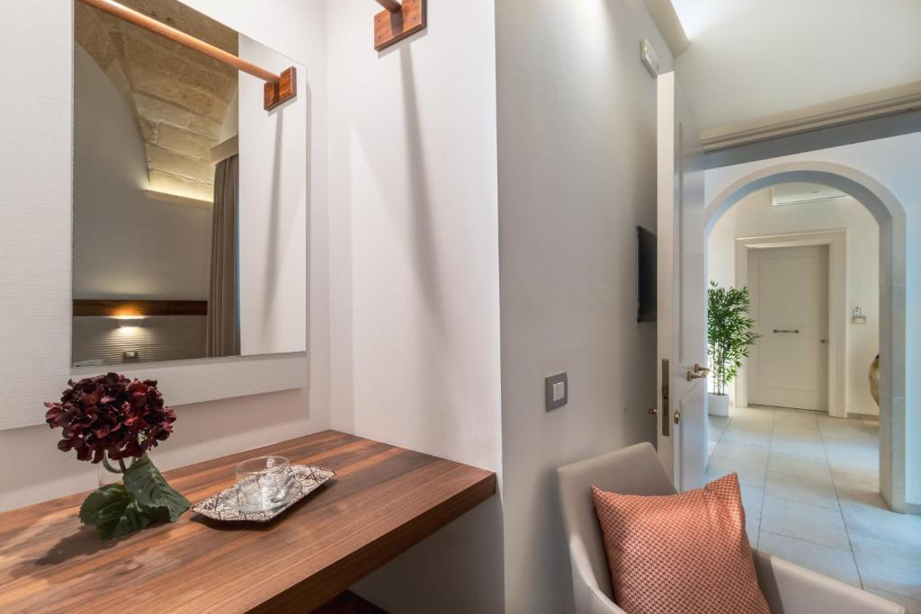Koupelna v ubytování Palazzo San Lazzaro - Jacuzzi Rooms & Suites Lecce Selection