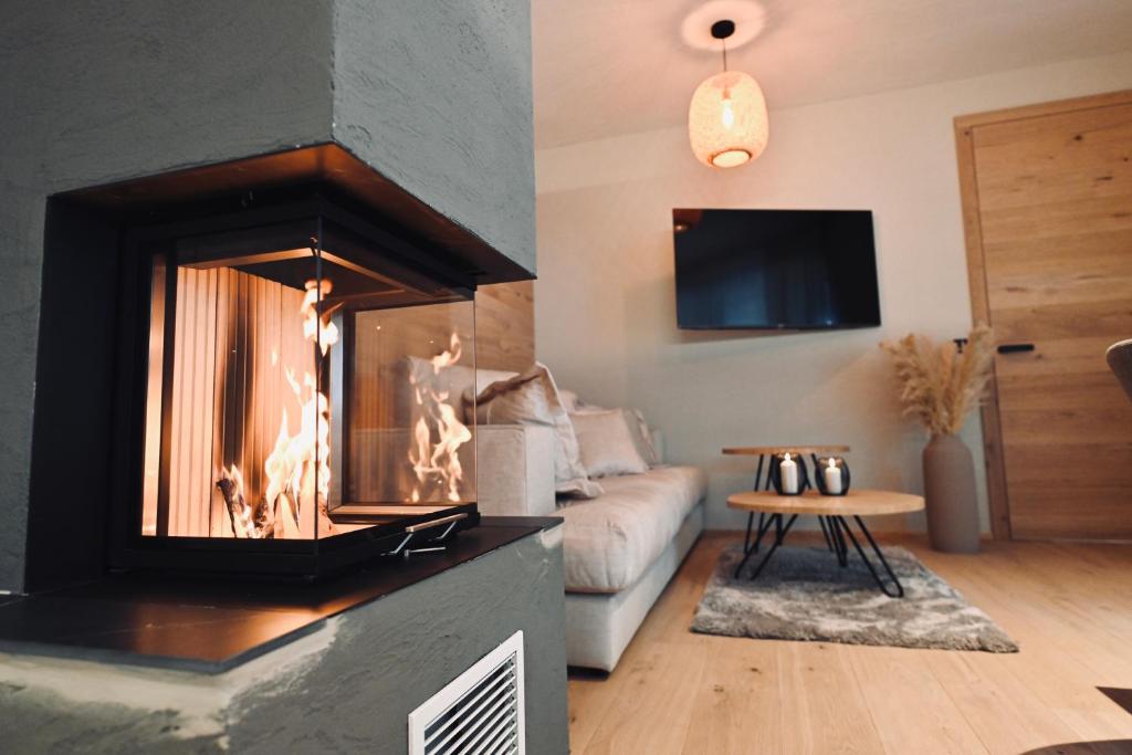 Köök või kööginurk majutusasutuses ALOHA Suites - Alpin LOdge HAus