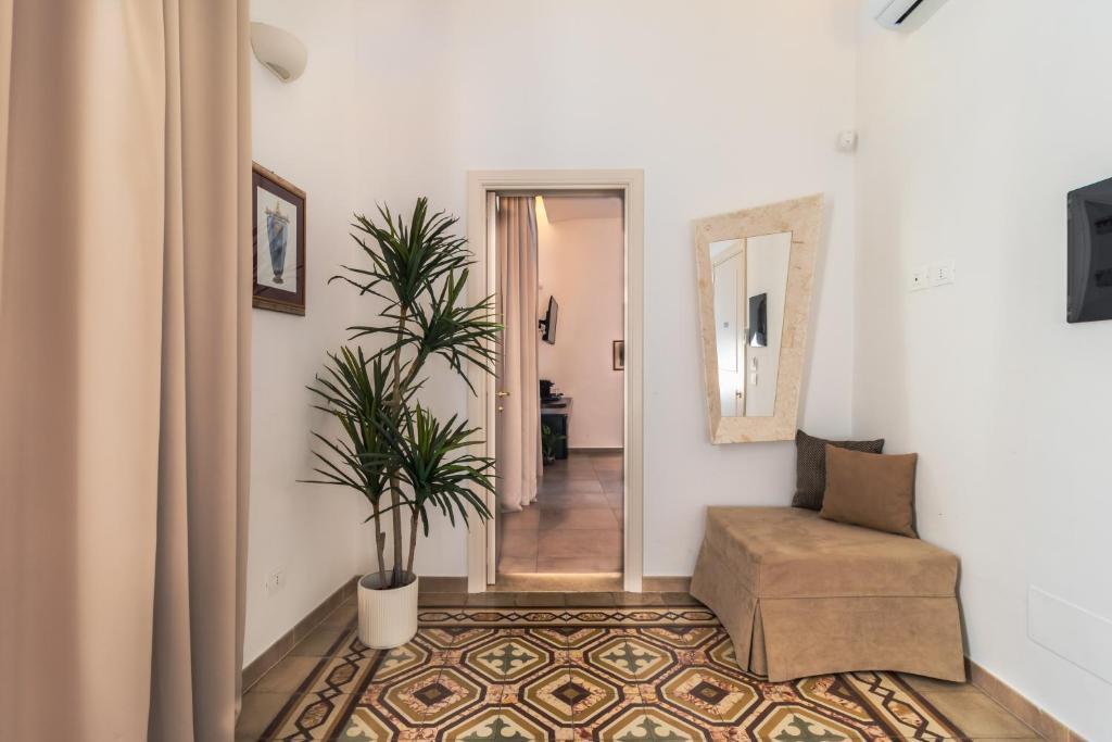 Posezení v ubytování Palazzo San Lazzaro - Jacuzzi Rooms & Suites Lecce Selection