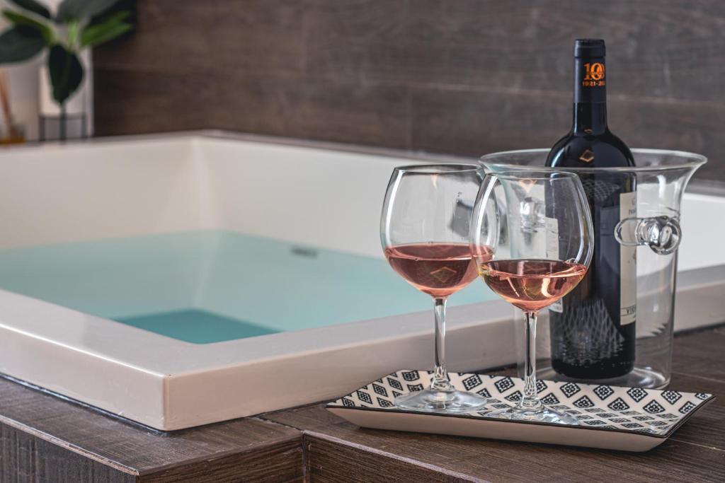 Nápoje v ubytování Palazzo San Lazzaro - Jacuzzi Rooms & Suites Lecce Selection