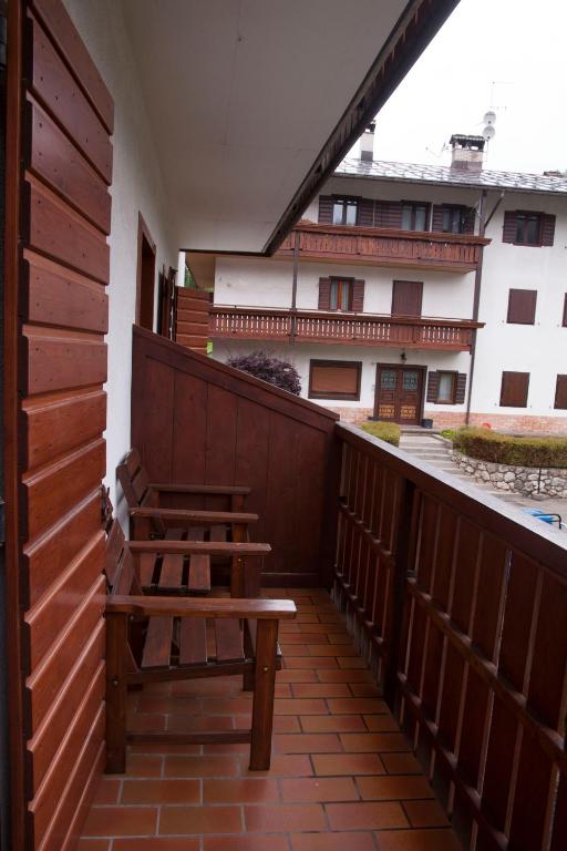 Balkón nebo terasa v ubytování Garnì Mariolina