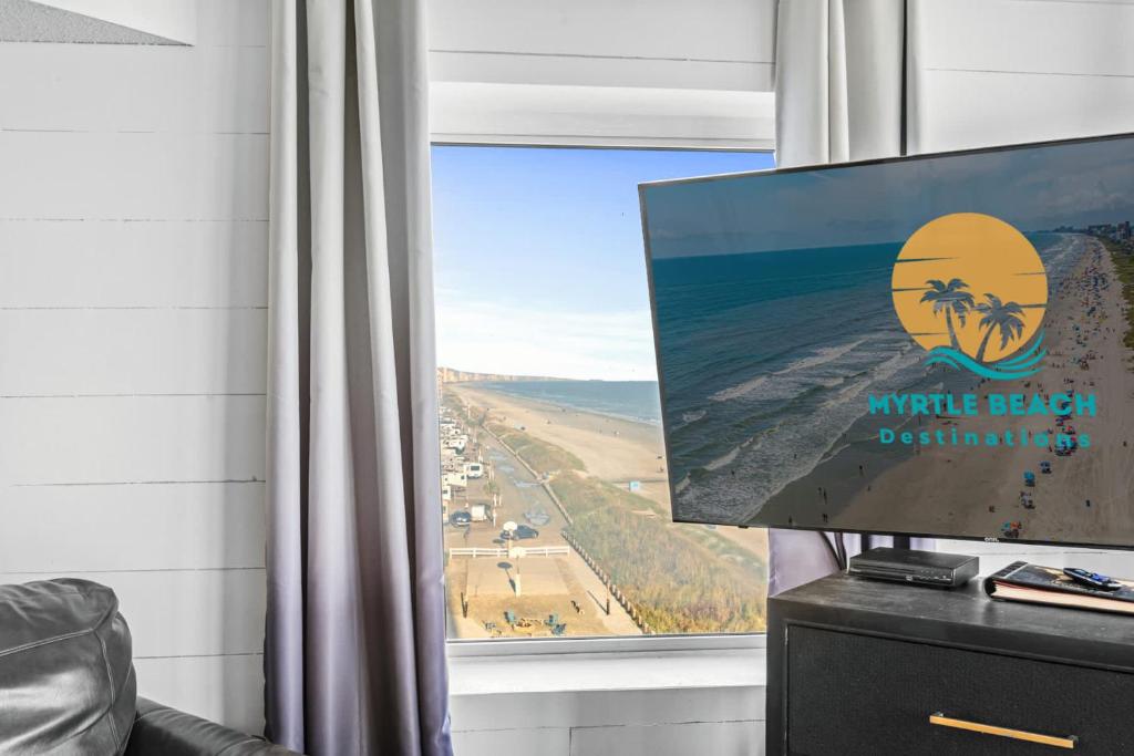 TV a/nebo společenská místnost v ubytování Seawatch Resort 616 - Oceanfront