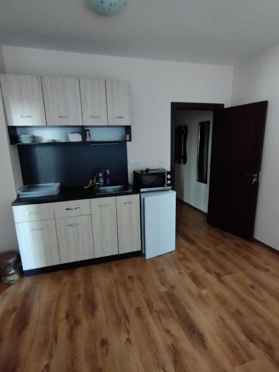 A kitchen or kitchenette at apartment Radost