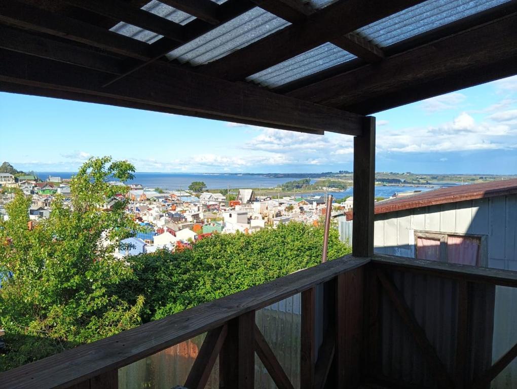 Balkón nebo terasa v ubytování El Urco Chiloé - Hostal y Cabaña