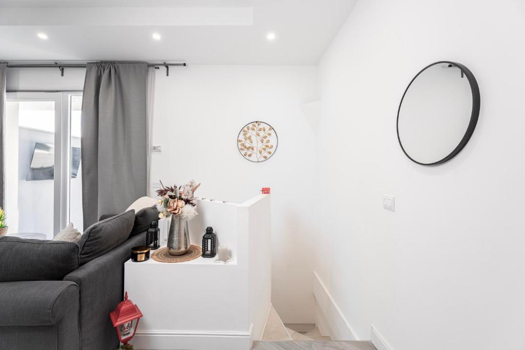 Posezení v ubytování Luxury - Jacuzzi Apartments Near Rome