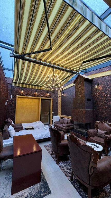 Posezení v ubytování Hotel Premium