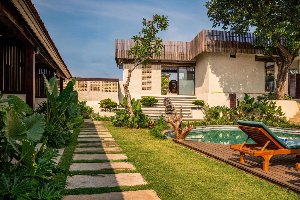 Zahrada ubytování Tut Winten Villa Ubud