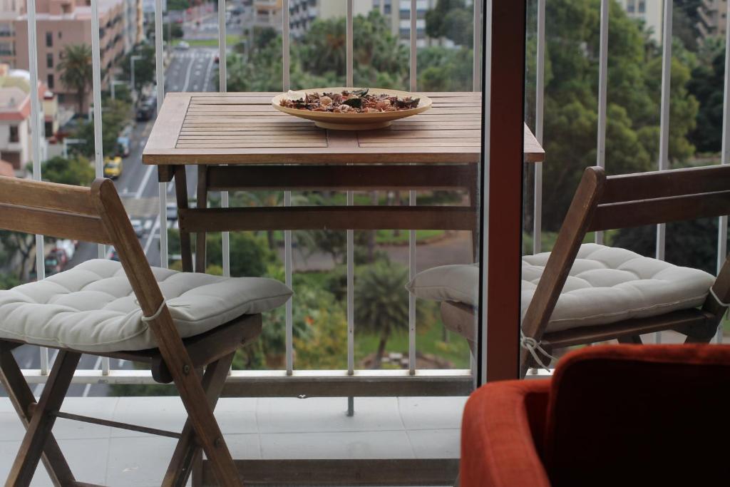 Balkón nebo terasa v ubytování Apartamentos Bruja