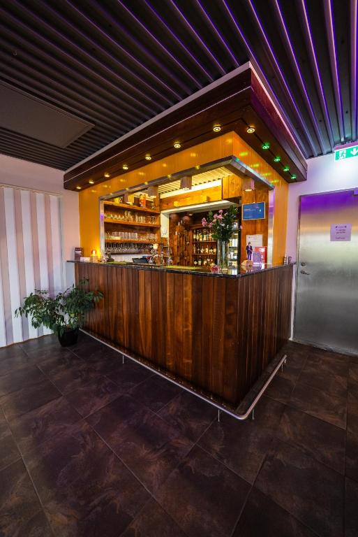 Lounge nebo bar v ubytování Hotel Laxarbakki