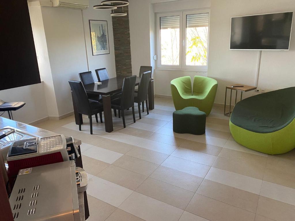 Posezení v ubytování Ferienwohnung Zadar-City