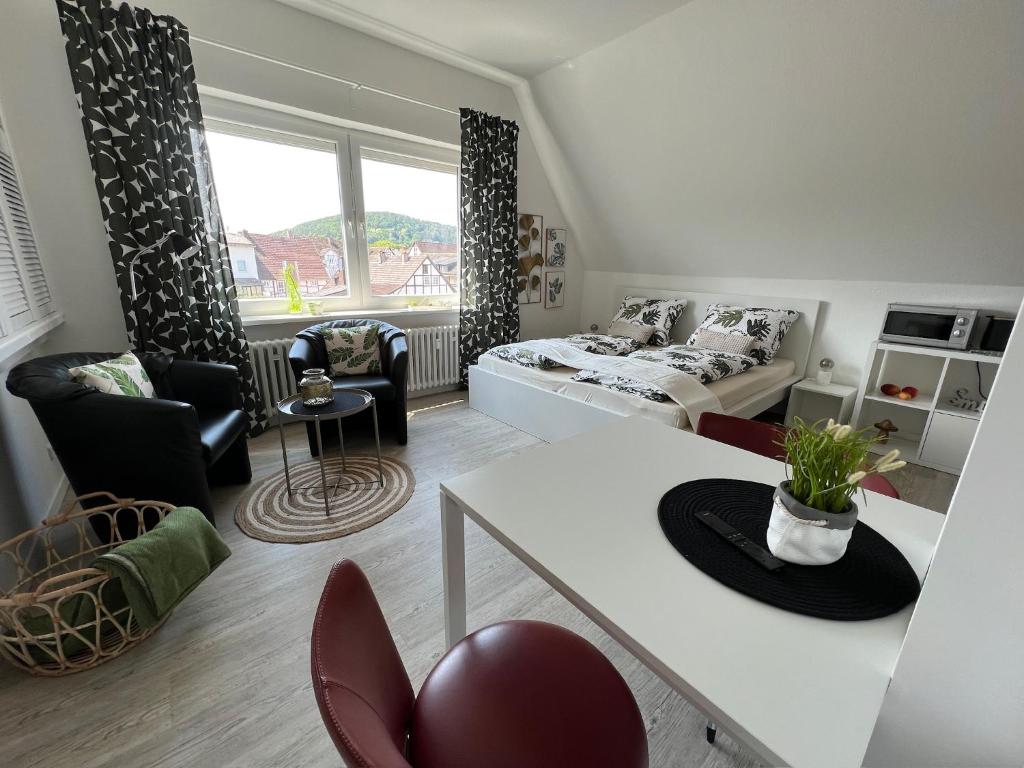 Posezení v ubytování Marktplatzapartment