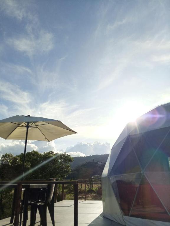 Loodusmaastik of the luxury tent lähedal