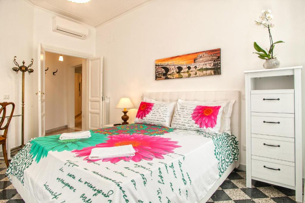 Postelja oz. postelje v sobi nastanitve Vatica B&B Roma