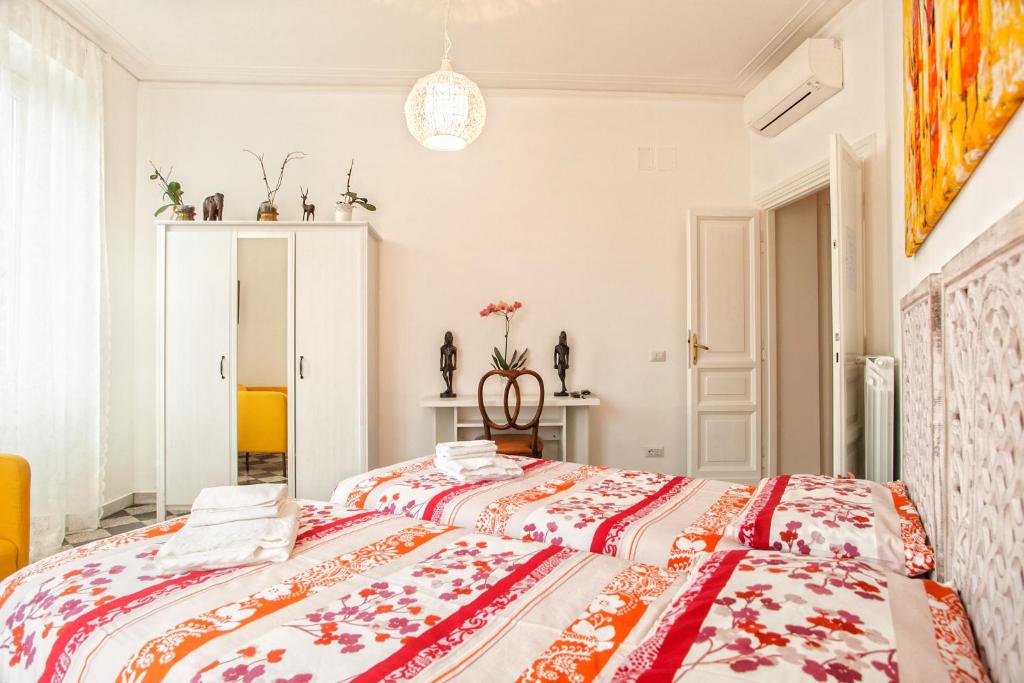 Postelja oz. postelje v sobi nastanitve Vatica B&B Roma