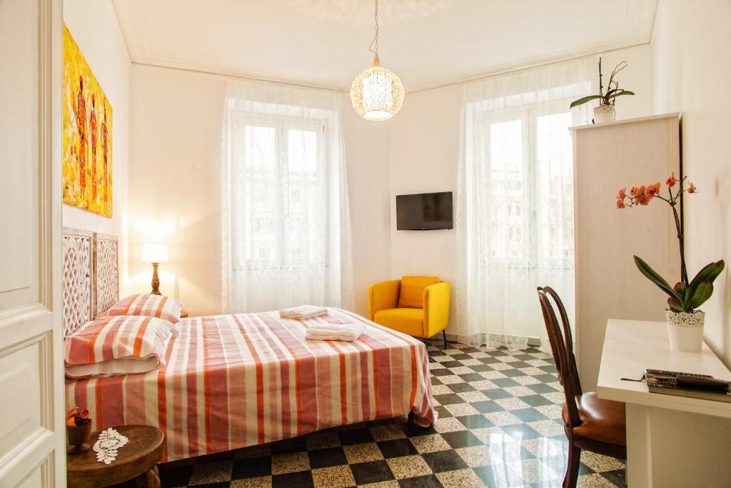 Postelja oz. postelje v sobi nastanitve Vatica B&B Roma