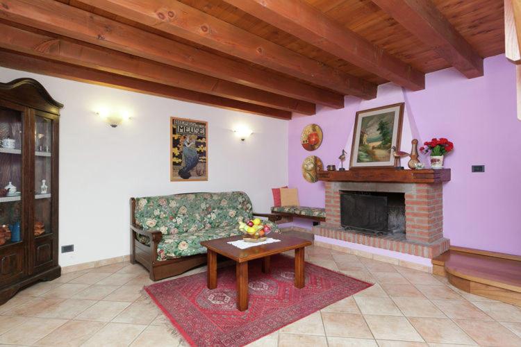 A seating area at Podere Montestuccioli