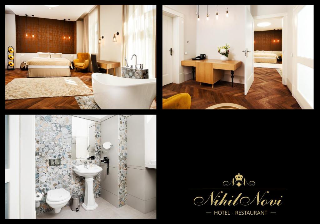 Koupelna v ubytování Hotel Nihil Novi