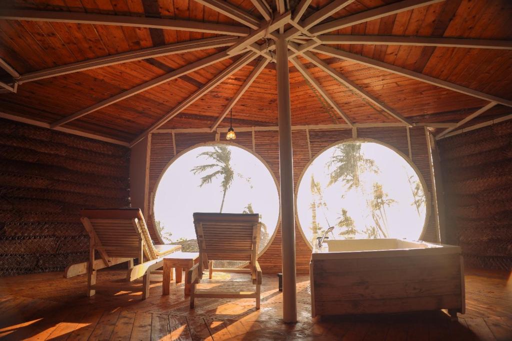 Posezení v ubytování Nest By Craftels, Goa