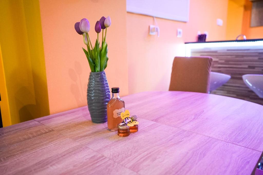Nápoje v ubytování Honey Apartment Lendava