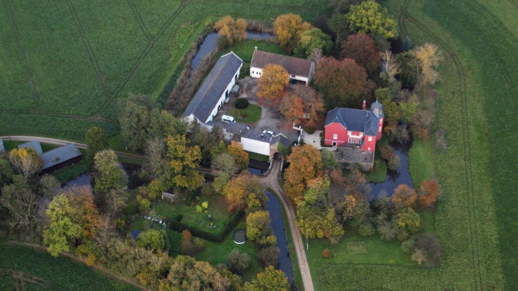 Letecký snímek ubytování Haus Kessenich
