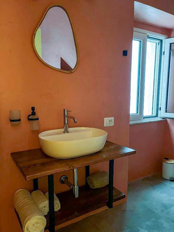 Koupelna v ubytování Trilli EcoBnB