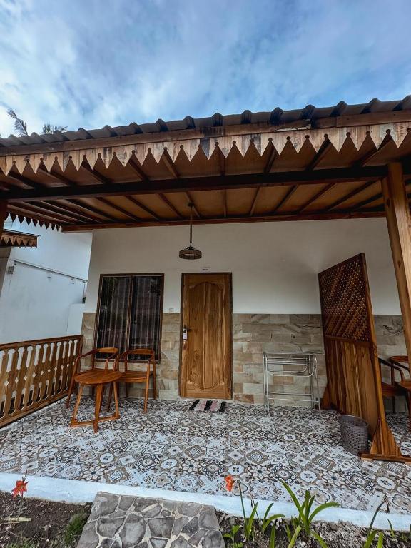 Un balcón o terraza en Sedjiwa