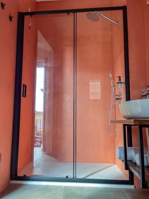 Koupelna v ubytování Trilli EcoBnB
