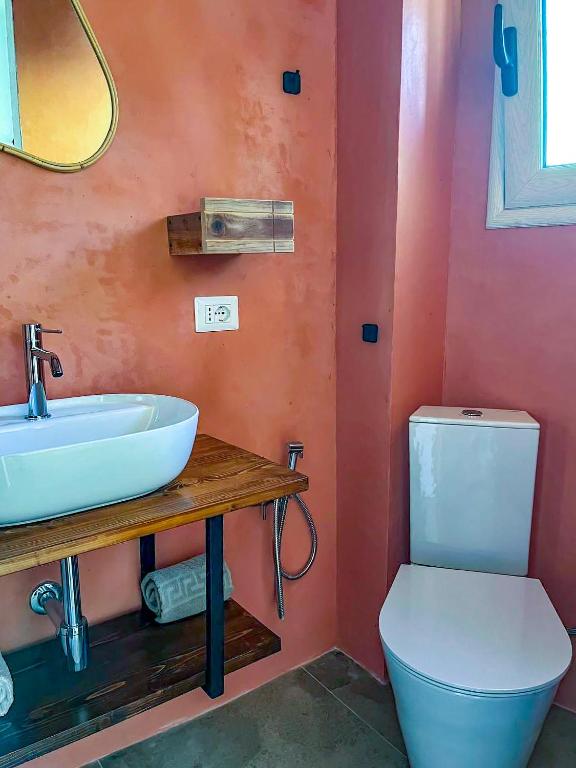 Koupelna v ubytování Trilli EcoBnB
