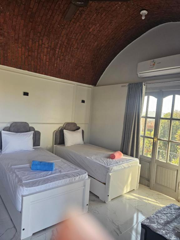 Posezení v ubytování King Mina Nubian House