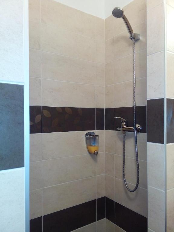 Koupelna v ubytování Apartmány - Penzion Smetanka