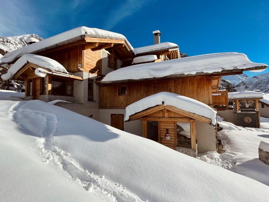 Το Chalet Paradiski, les Arcs Peisey Vallandry 10personnes τον χειμώνα