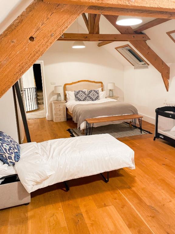 Postel nebo postele na pokoji v ubytování La Maison Gavraise