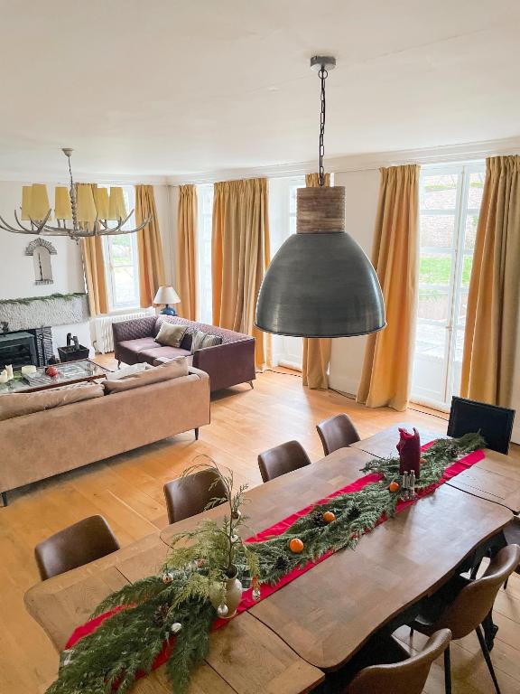 Posezení v ubytování La Maison Gavraise
