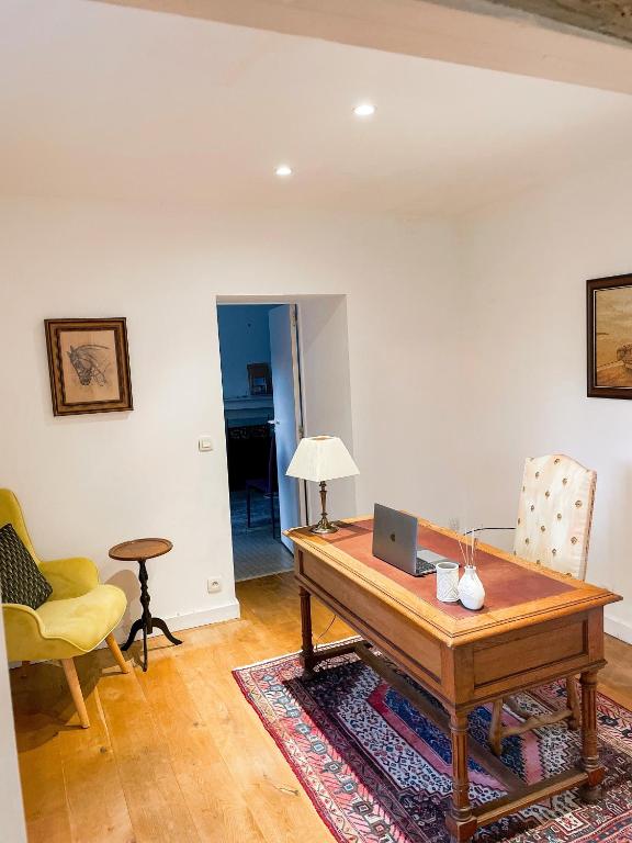 Posezení v ubytování La Maison Gavraise