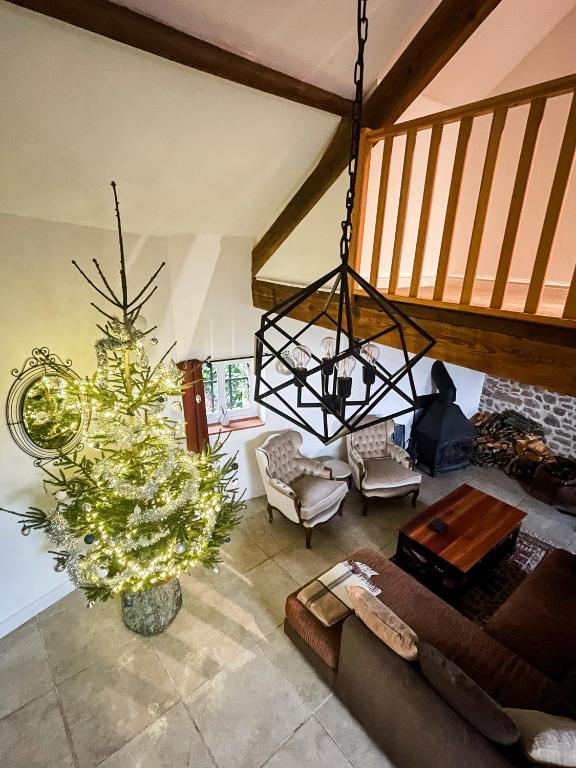 Posezení v ubytování La Maison Gavraise