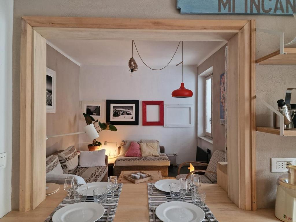 Posezení v ubytování La Casa di Bianca