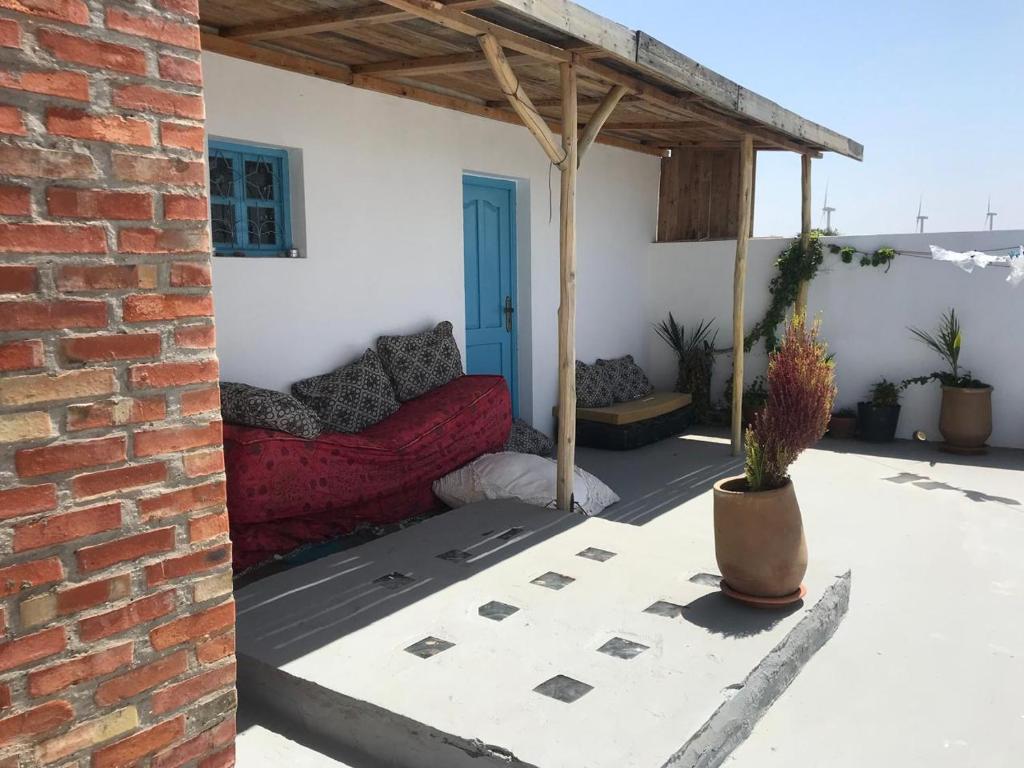 Posezení v ubytování Cap sim surf house
