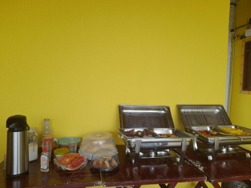 Comida no cama e café (B&B) ou em algum lugar perto