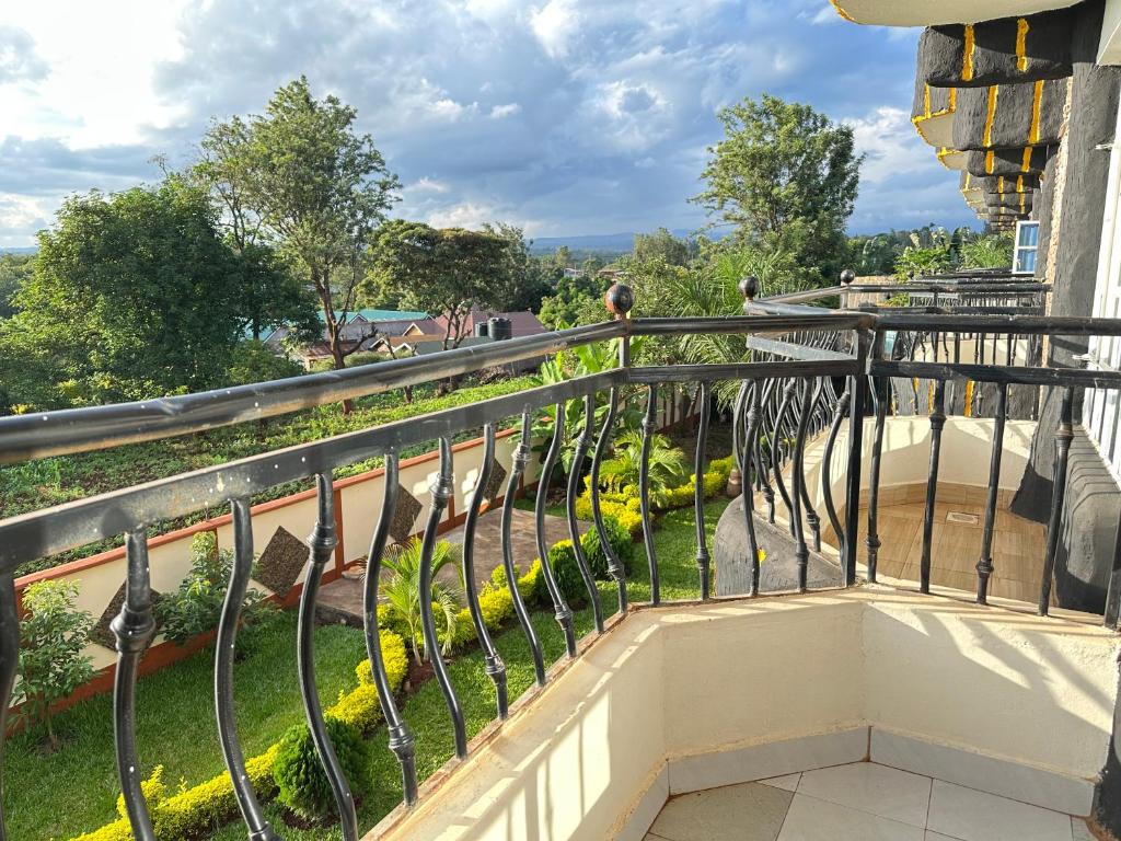 Balkón nebo terasa v ubytování Maanet Gardens Hotel