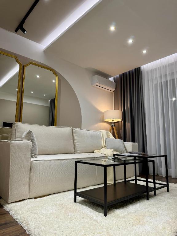 Prostor za sedenje u objektu Premium Line Apartman