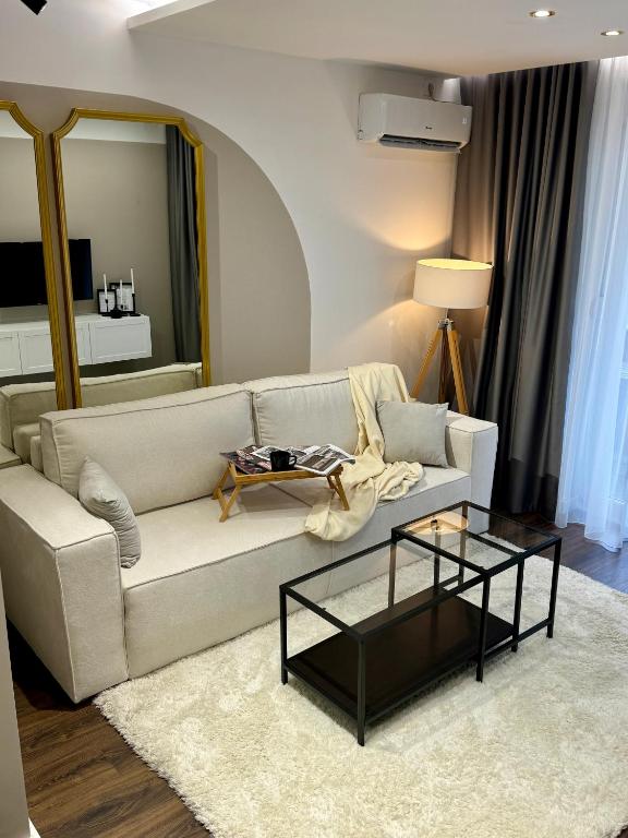 Prostor za sedenje u objektu Premium Line Apartman
