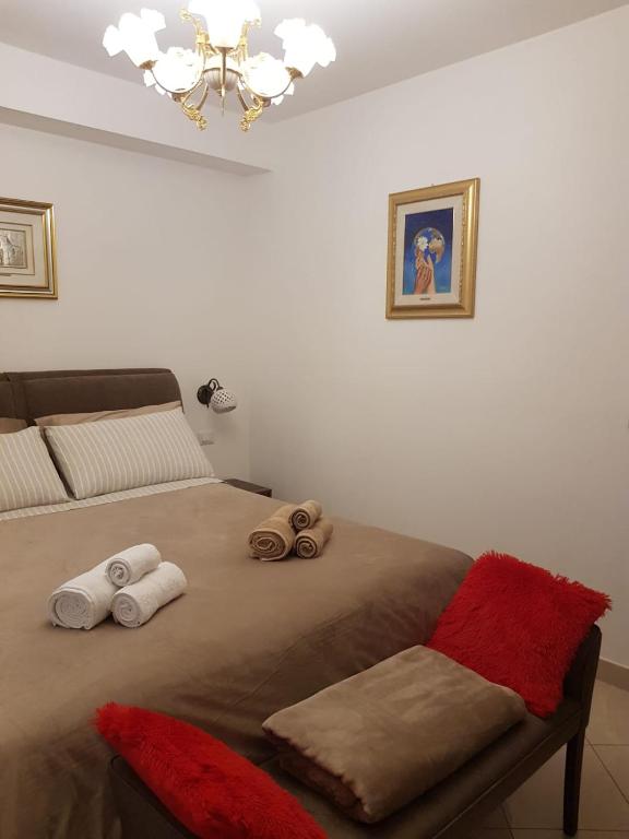 Postel nebo postele na pokoji v ubytování B&B Galateo