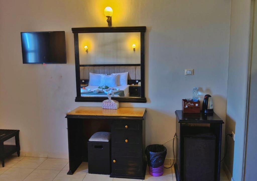 Kuchyň nebo kuchyňský kout v ubytování Davinci Beach Resort
