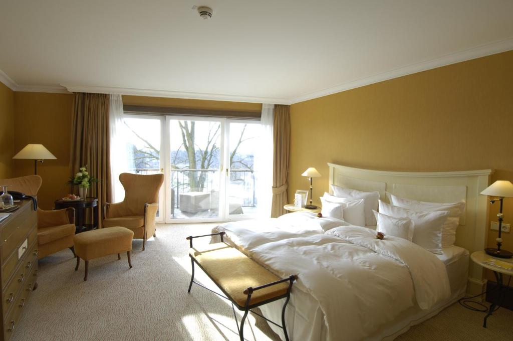 Postel nebo postele na pokoji v ubytování Hotel Meerlust