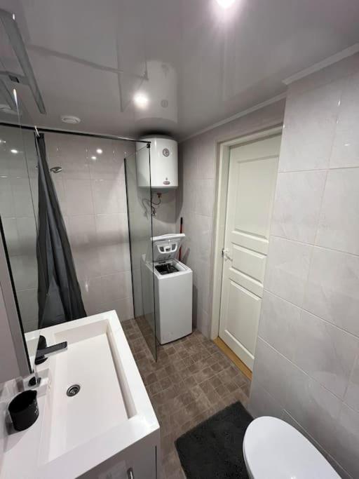 Koupelna v ubytování Aia apartment