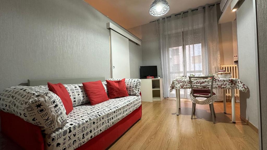 Posezení v ubytování B&B Le Colombine