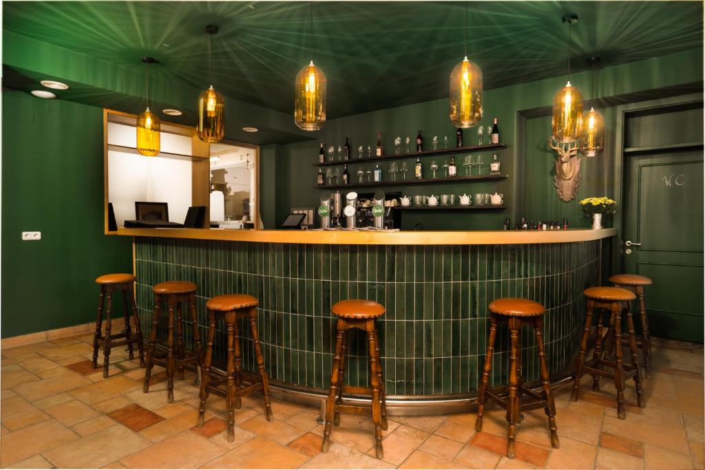 Lounge nebo bar v ubytování Hirschenhof Apartments