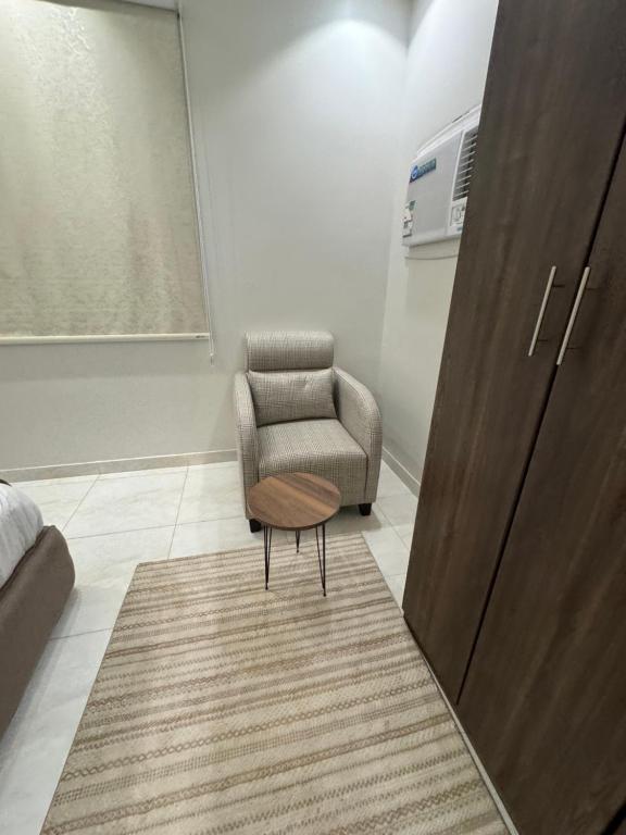 Posezení v ubytování New Time Apartments